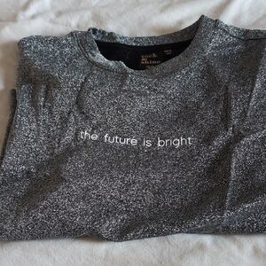 Reitmans Silver Glitter Top